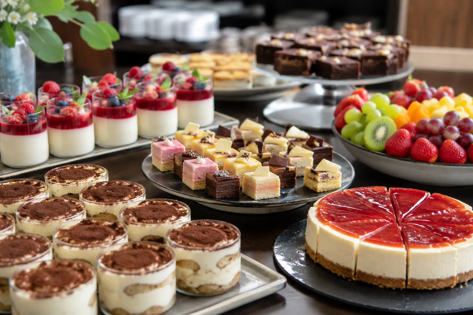 foto voor catering optie dessert buffet