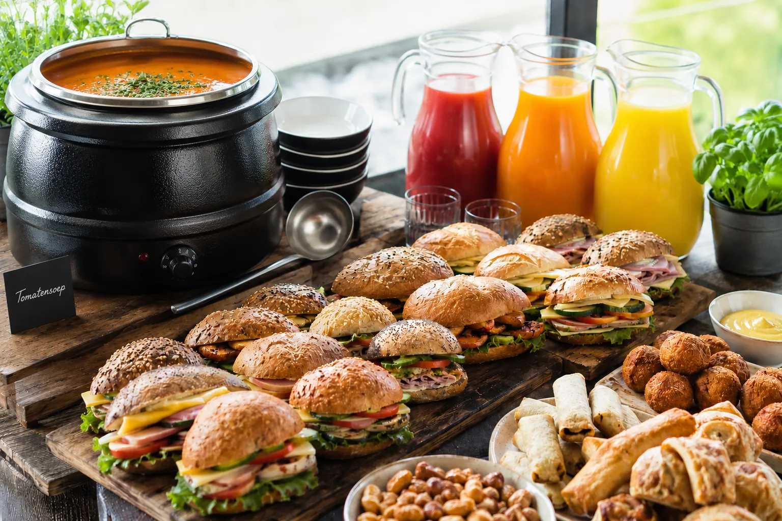 foto voor catering optie lunch buffet